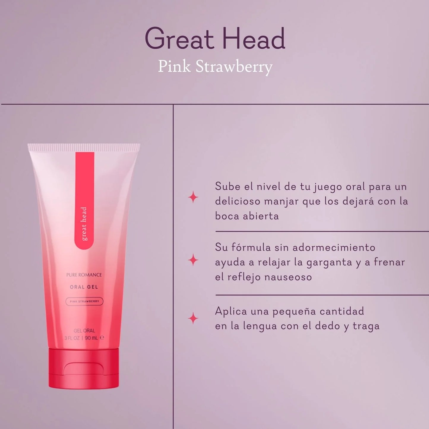 Great Head. Selecciona tu sabor preferido