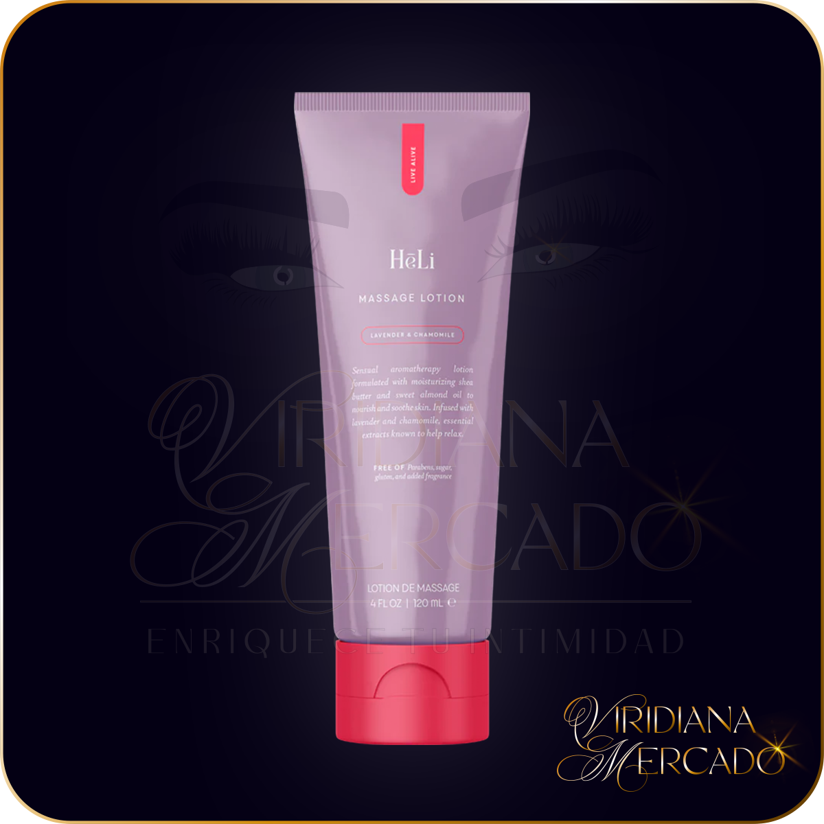 HēLi Lavender and Chamomile - Massage Lotion (Crema para masajes)