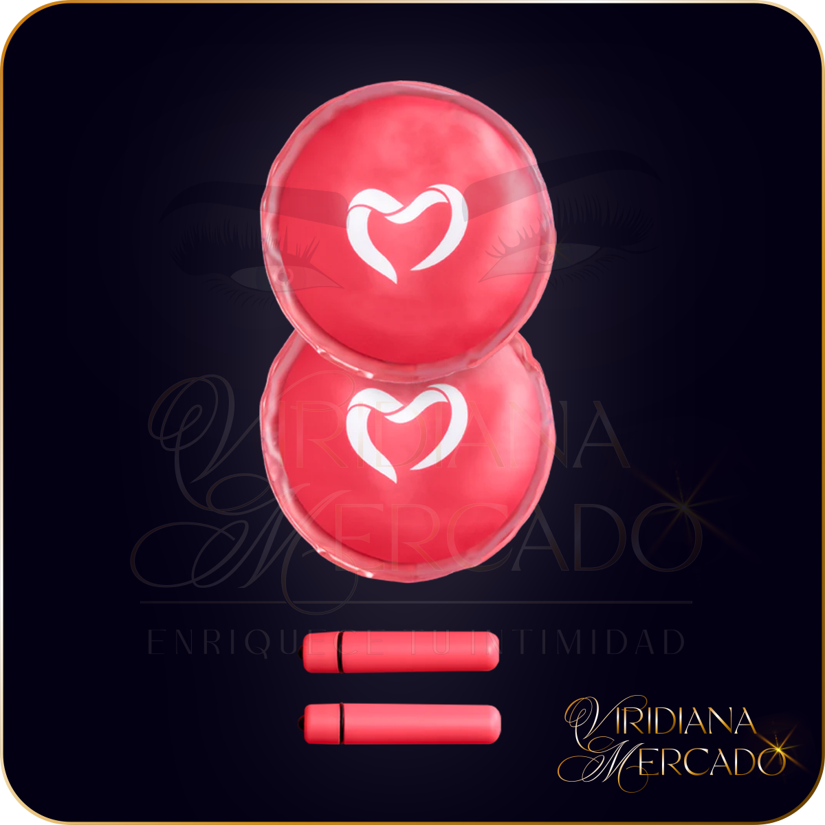 Heart Throb Heat Packs + Bullets (Compresas calientes para masajes + balas)