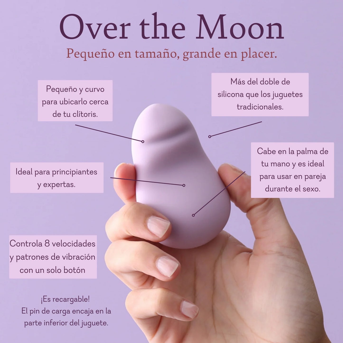 Over The Moon (Vibrador Ultrasuave)