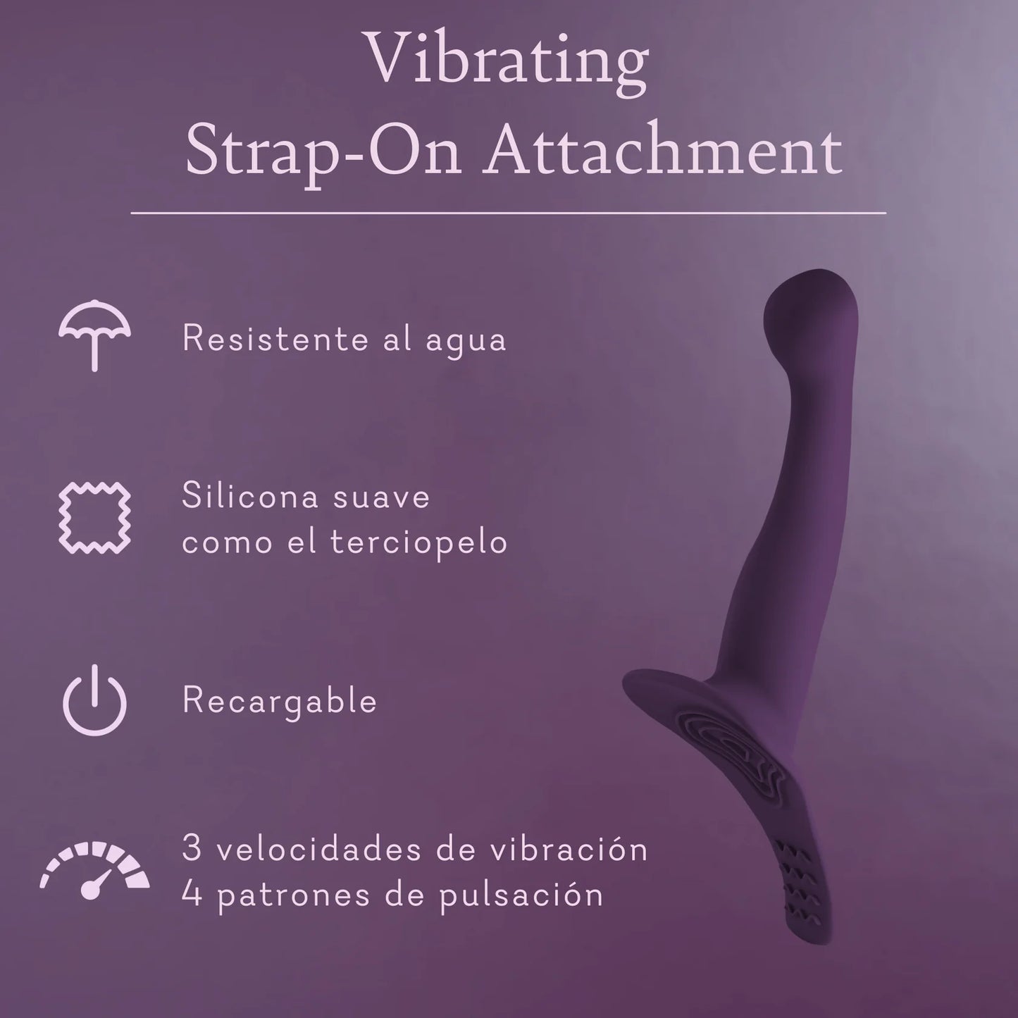 Vibrating Streap-on Attachment (Accesorio vibrador para arnés)
